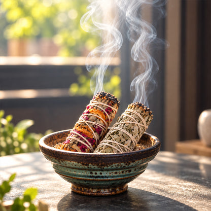 Natural Sage Bundles Set – Botanical Smudge Sticks Pack