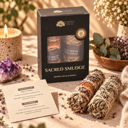 Natural Sage Bundles Set – Botanical Smudge Sticks Pack