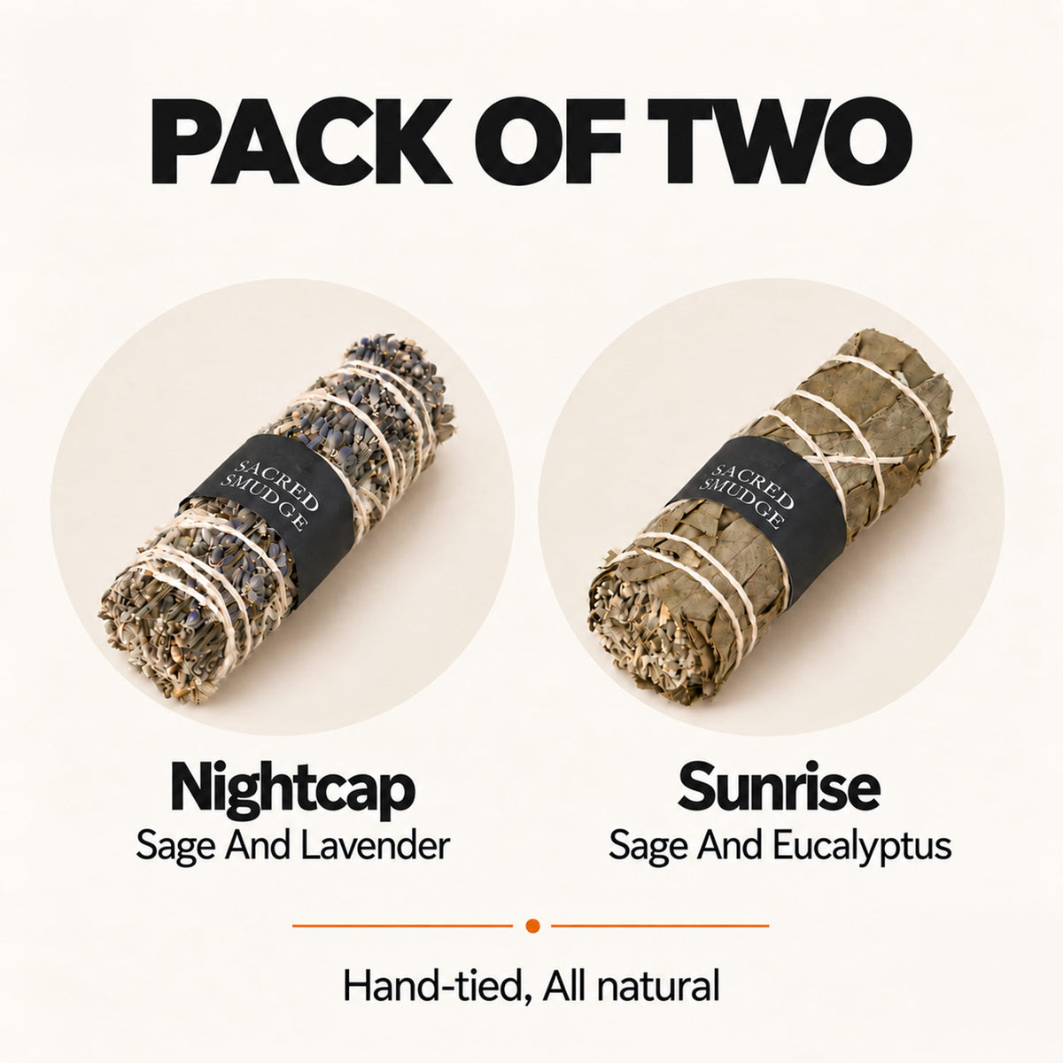 Natural Sage Bundles Set – Botanical Smudge Sticks Pack