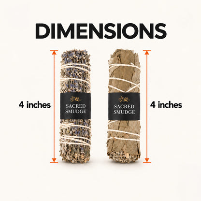 Natural Sage Bundles Set – Botanical Smudge Sticks Pack