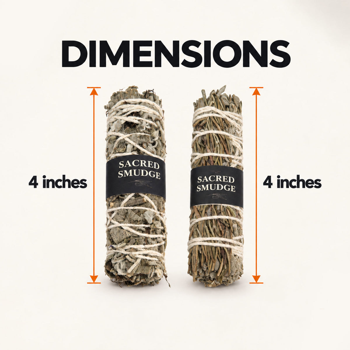 Natural Sage Bundles Set – Botanical Smudge Sticks Pack