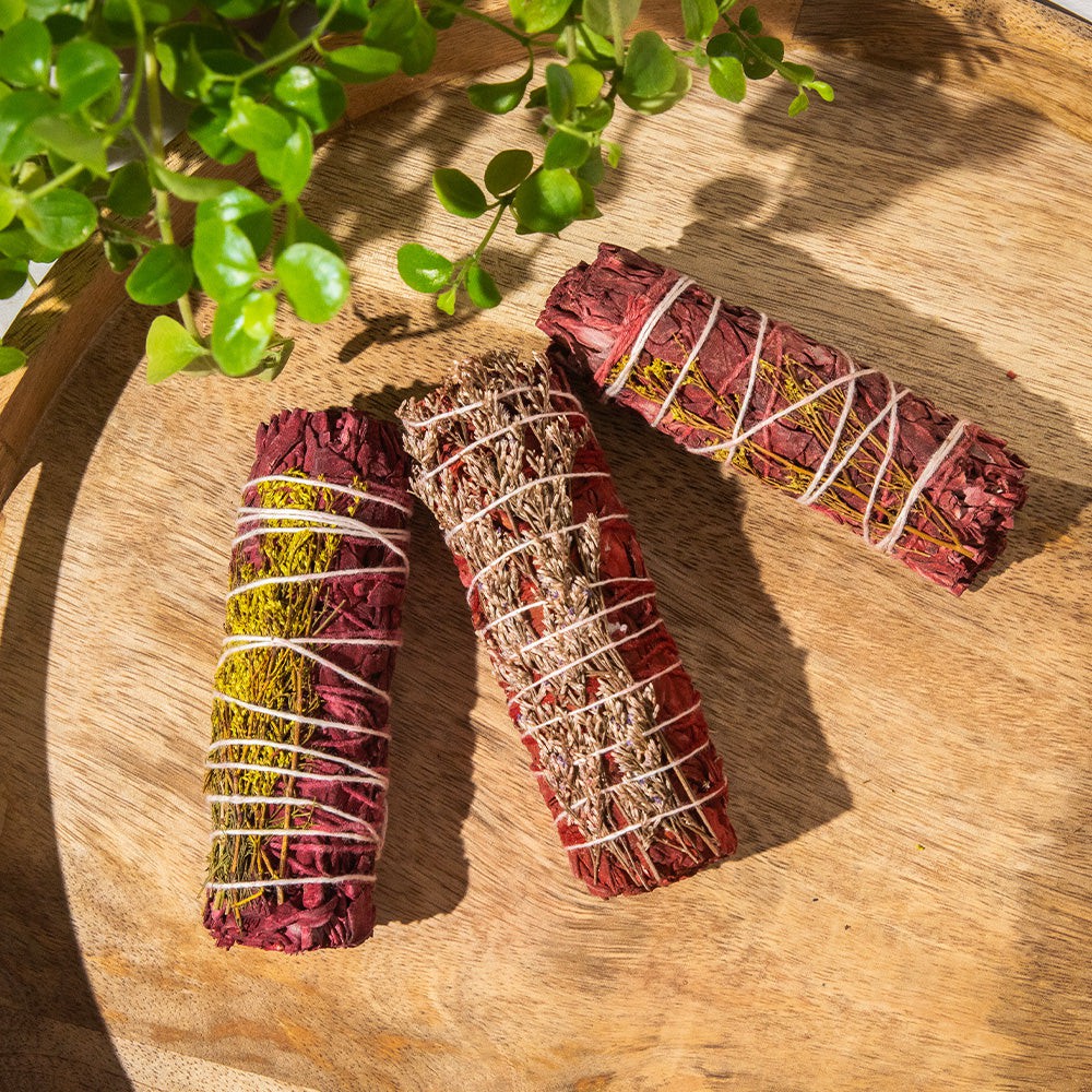 Dragon's Blood Sage With Wildflowers