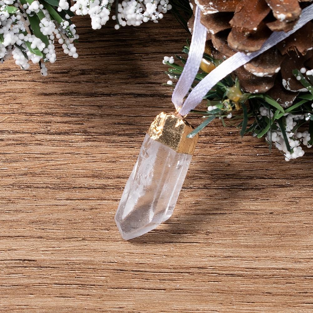 Spiritual Clear Quartz Christmas Decor