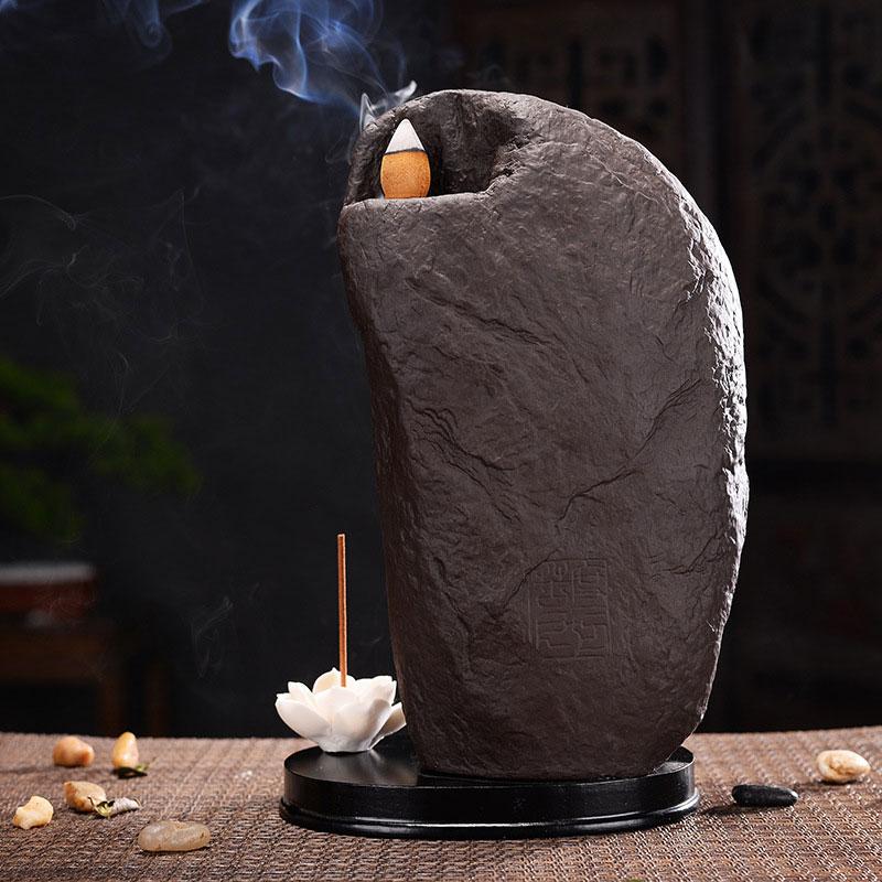 Ceramic Waterfall Backflow Incense Burner