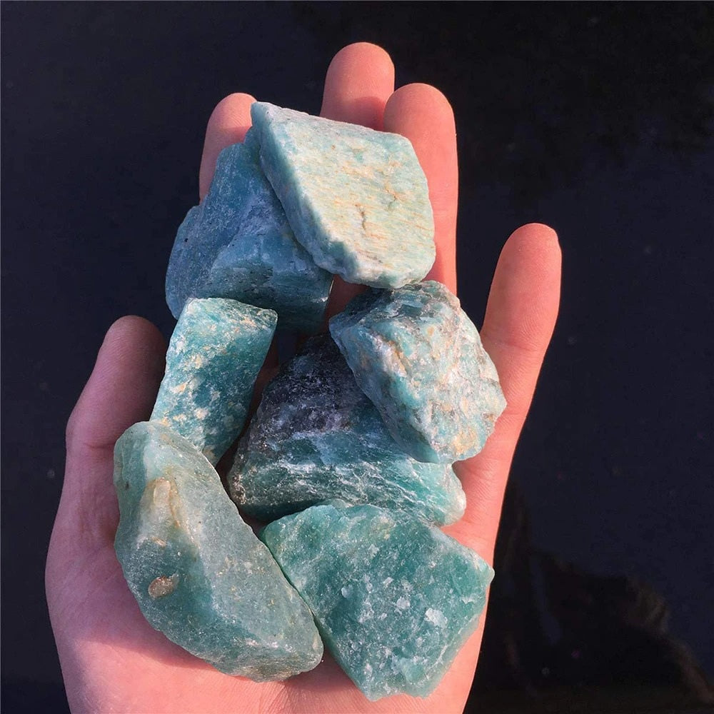 Raw Natural Amazonite Stones