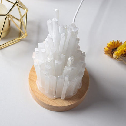 Selenite Sticks Cleansing Crystal Lamp