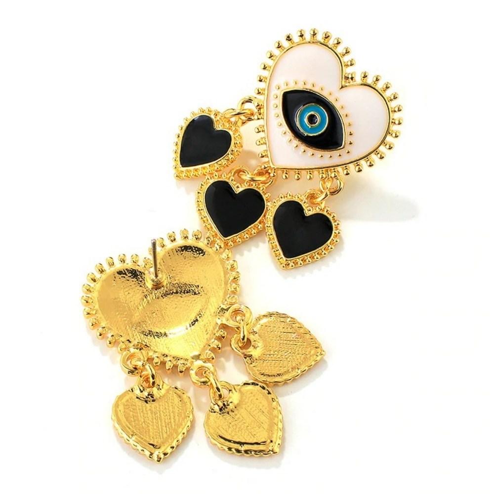 Evil Eye Earrings Gold