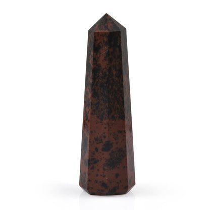 Mahogany Obsidian Point - Your Anchor for Strength & Protection