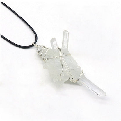 Pillar Clear Quartz Necklace