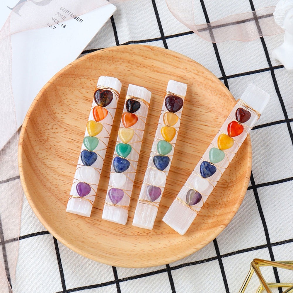 Chakra Cleansing Selenite Bars