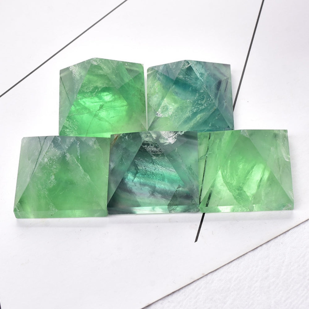 Green Fluorite Pyramid