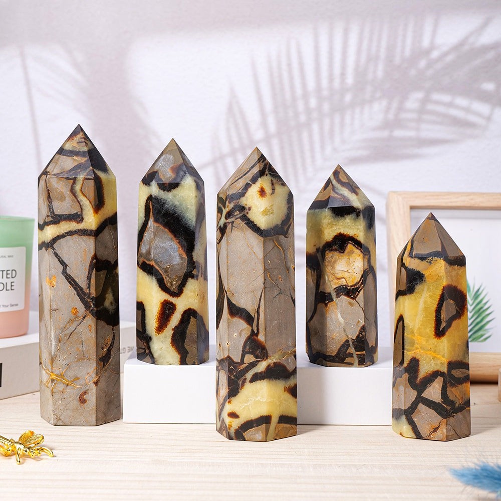 Ancient Septarian Crystal Tower