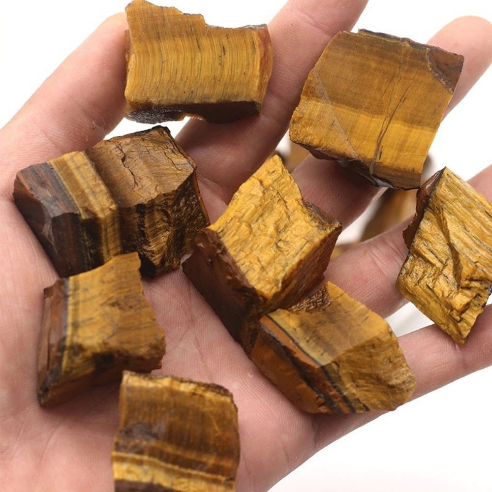 Natural Raw Tiger's Eye Stones