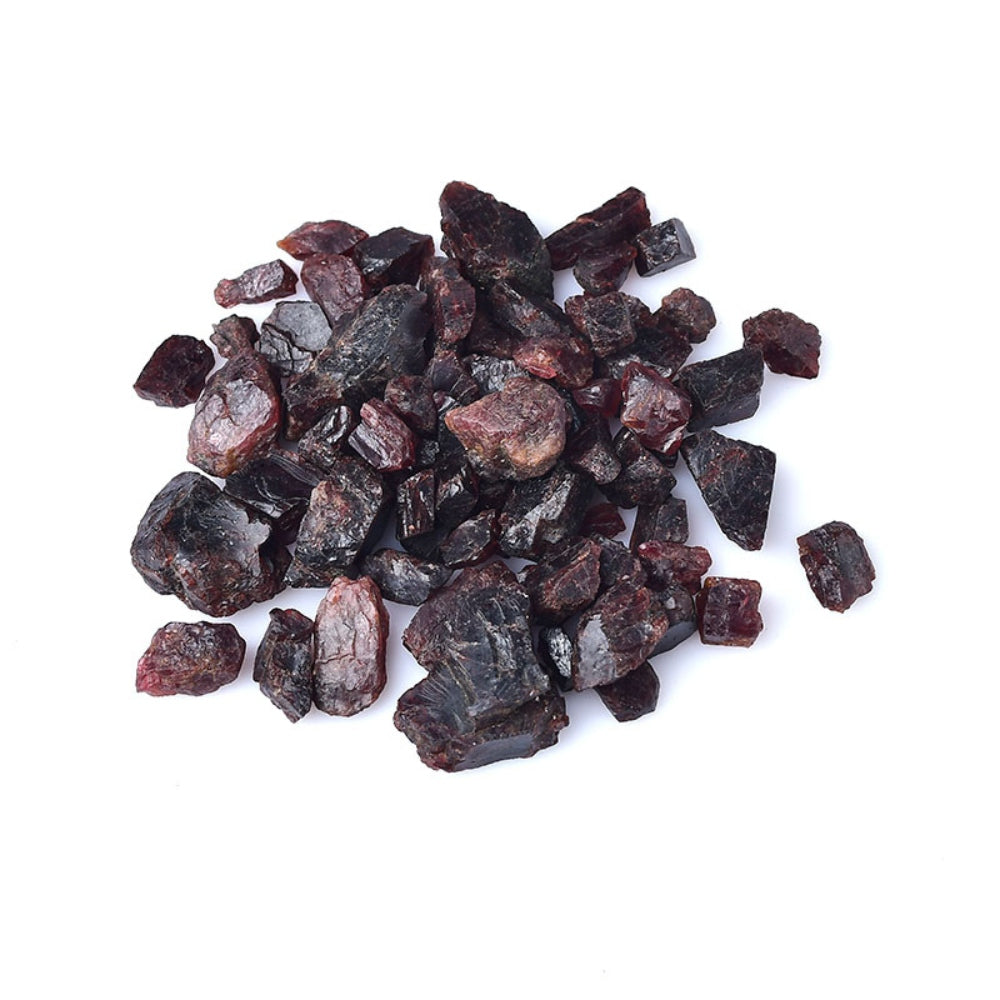 Raw Red Garnet Stones