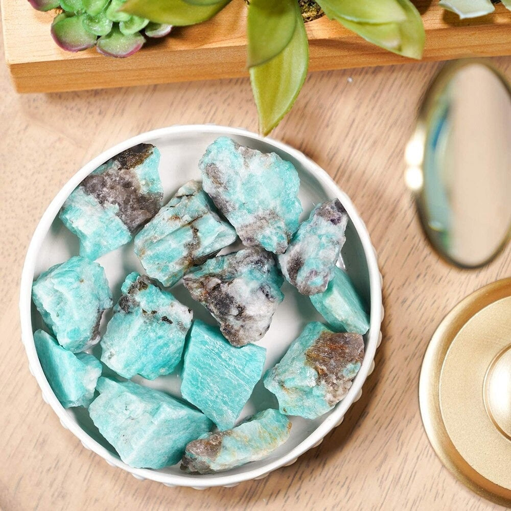 Raw Natural Amazonite Stones