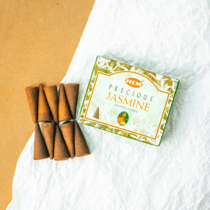 Precious Jasmine Scent Incense Cones