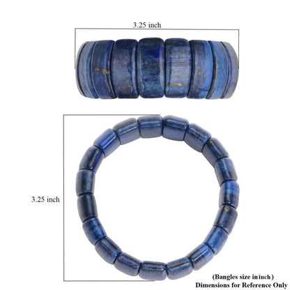 Lapis Lazuli Boho Block Bracelet