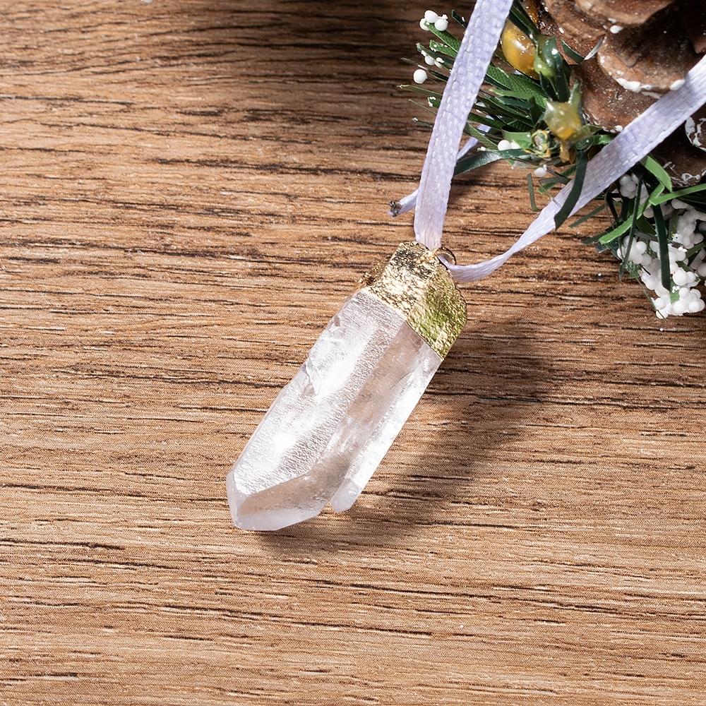 Spiritual Clear Quartz Christmas Decor