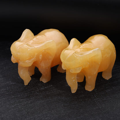 Dragon & Elephant Serpentine Figurines – Spiritual Home Accents