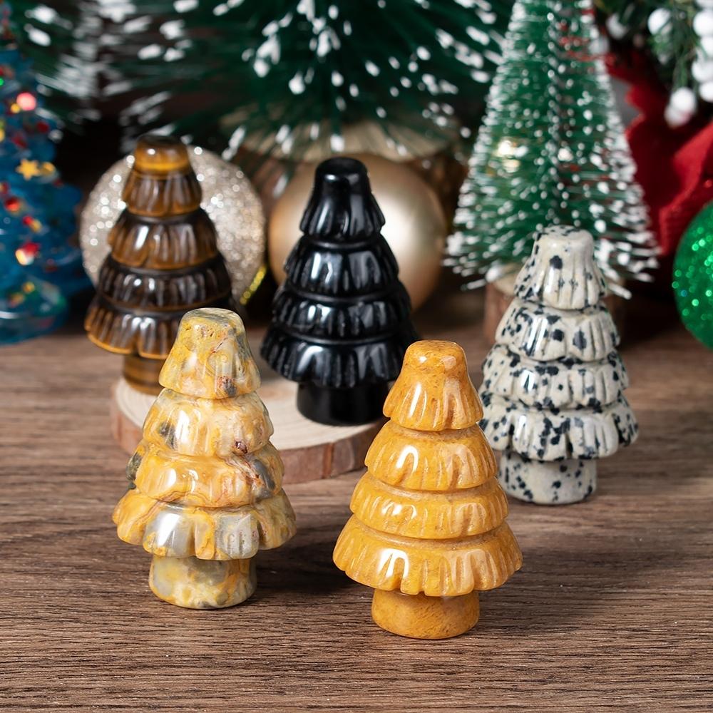 Christmas Tree Crystal Carving