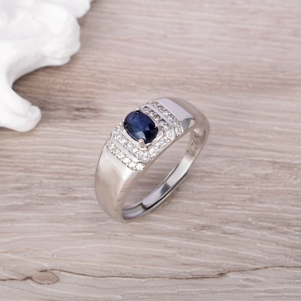 Natural Blue Sapphire Ring