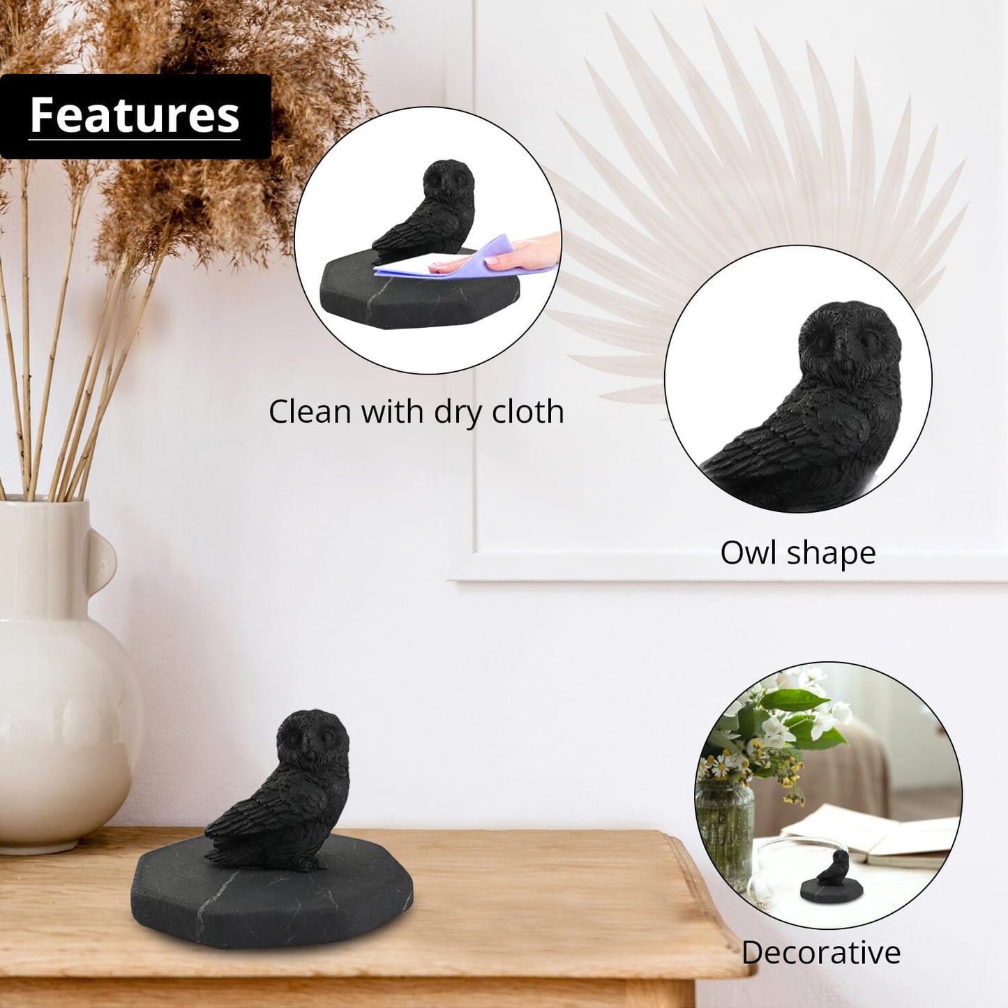 Shungite Owl Figurine – Ancient Wisdom for Modern Life