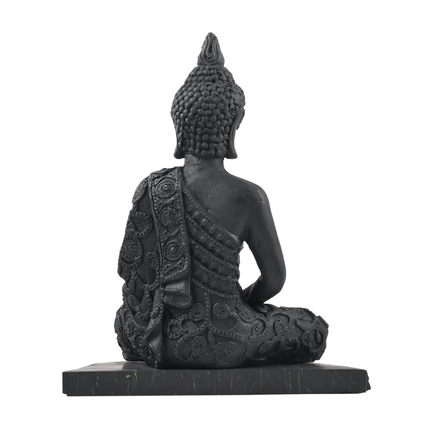 Natural Shungite Stone Buddha Statue