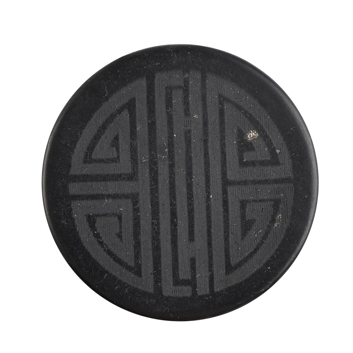 Shungite Engraved Round Cellphone Tile