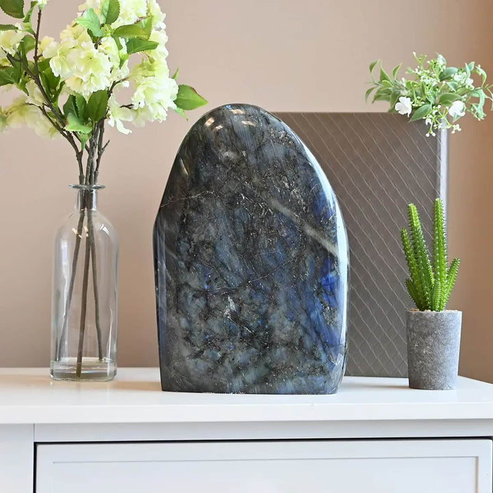 Gigantic Free Form Labradorite Crystal