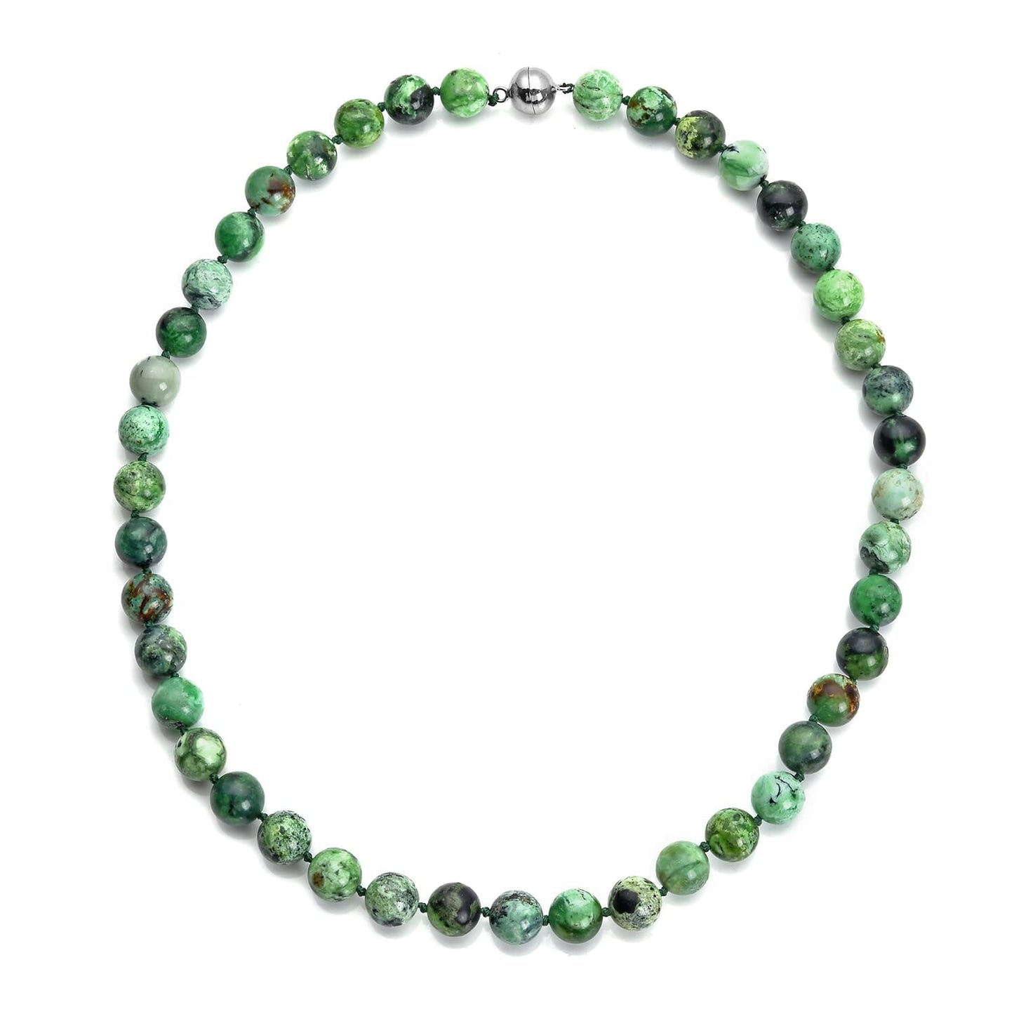 Rare Variscite Beaded Necklace – Reconnect with Your Higher Self