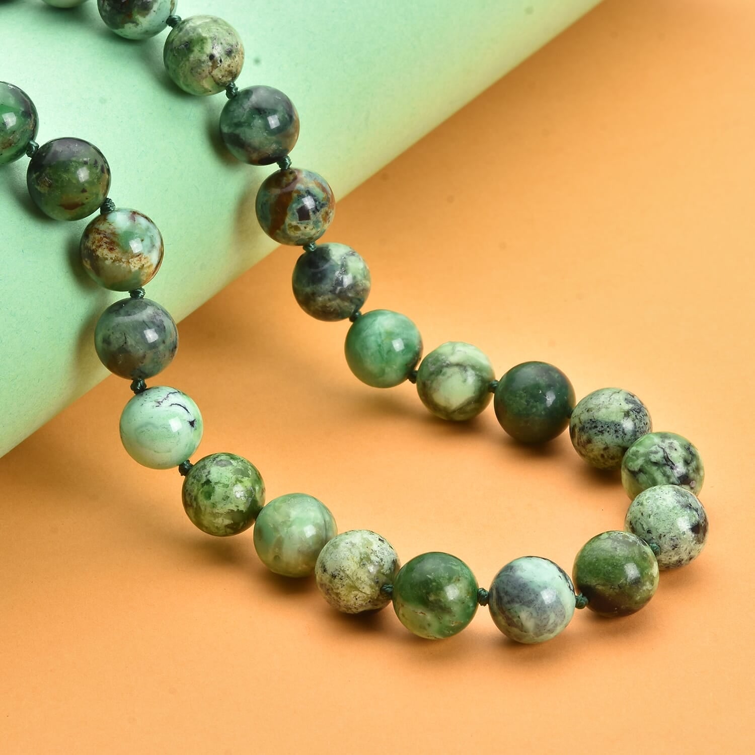 Rare Variscite Beaded Necklace – Reconnect with Your Higher Self