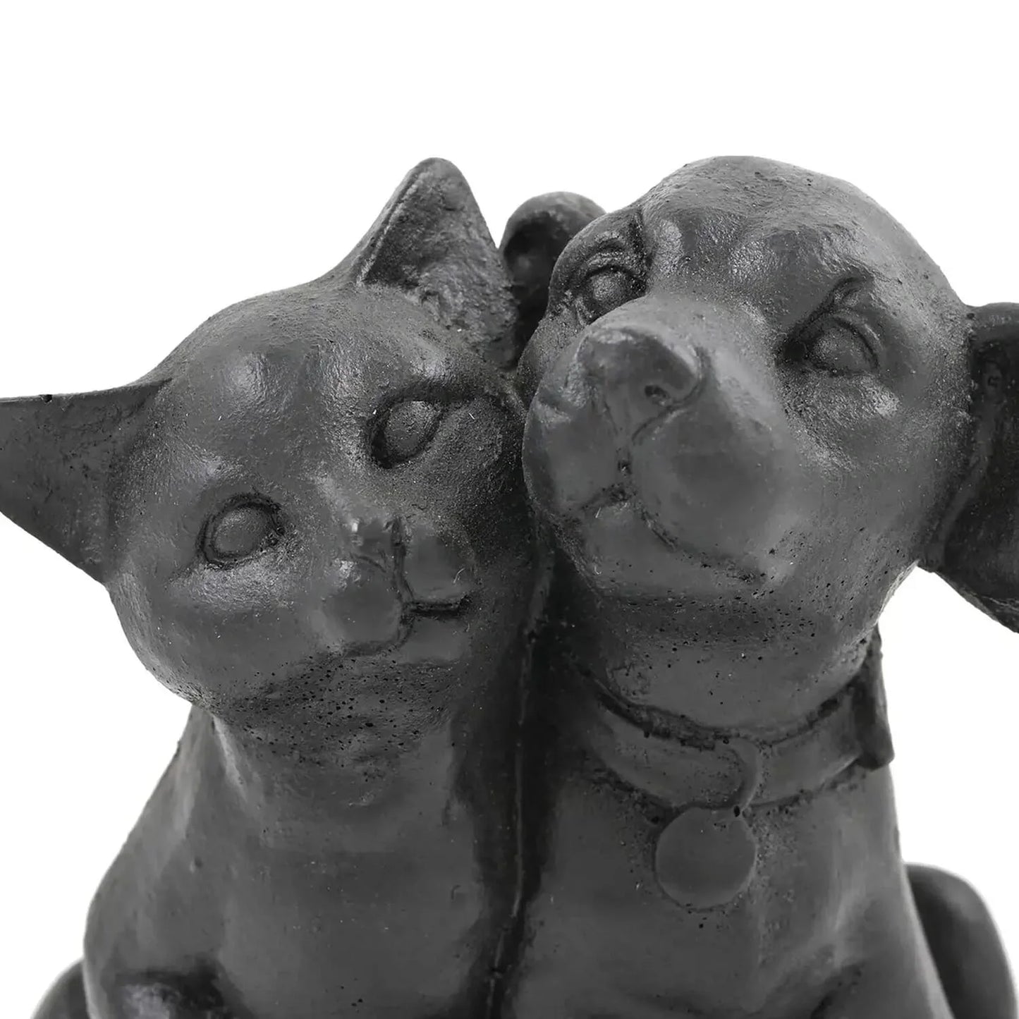 Guardian Companions: Shungite Cat & Dog Figurine