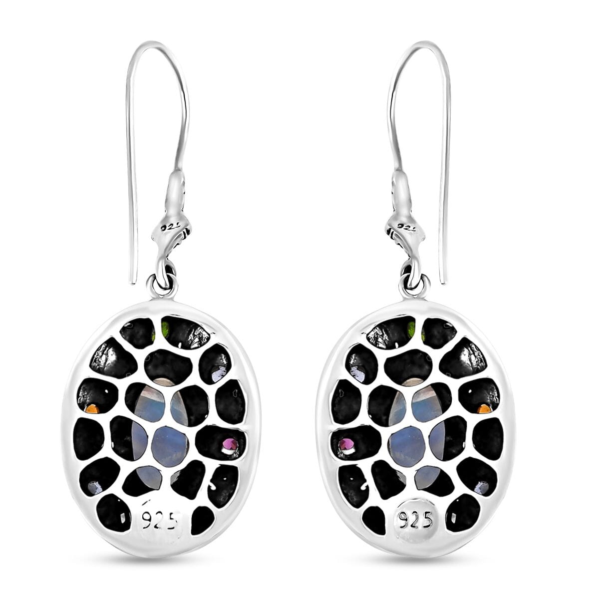 Rainbow Moonstone & Multi-Gemstone Earrings – Vitality & Creativity Boost