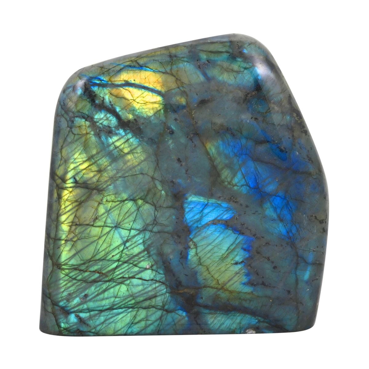 Iridescent Labradorite Free Form – A Magical Display of Clarity and Protection