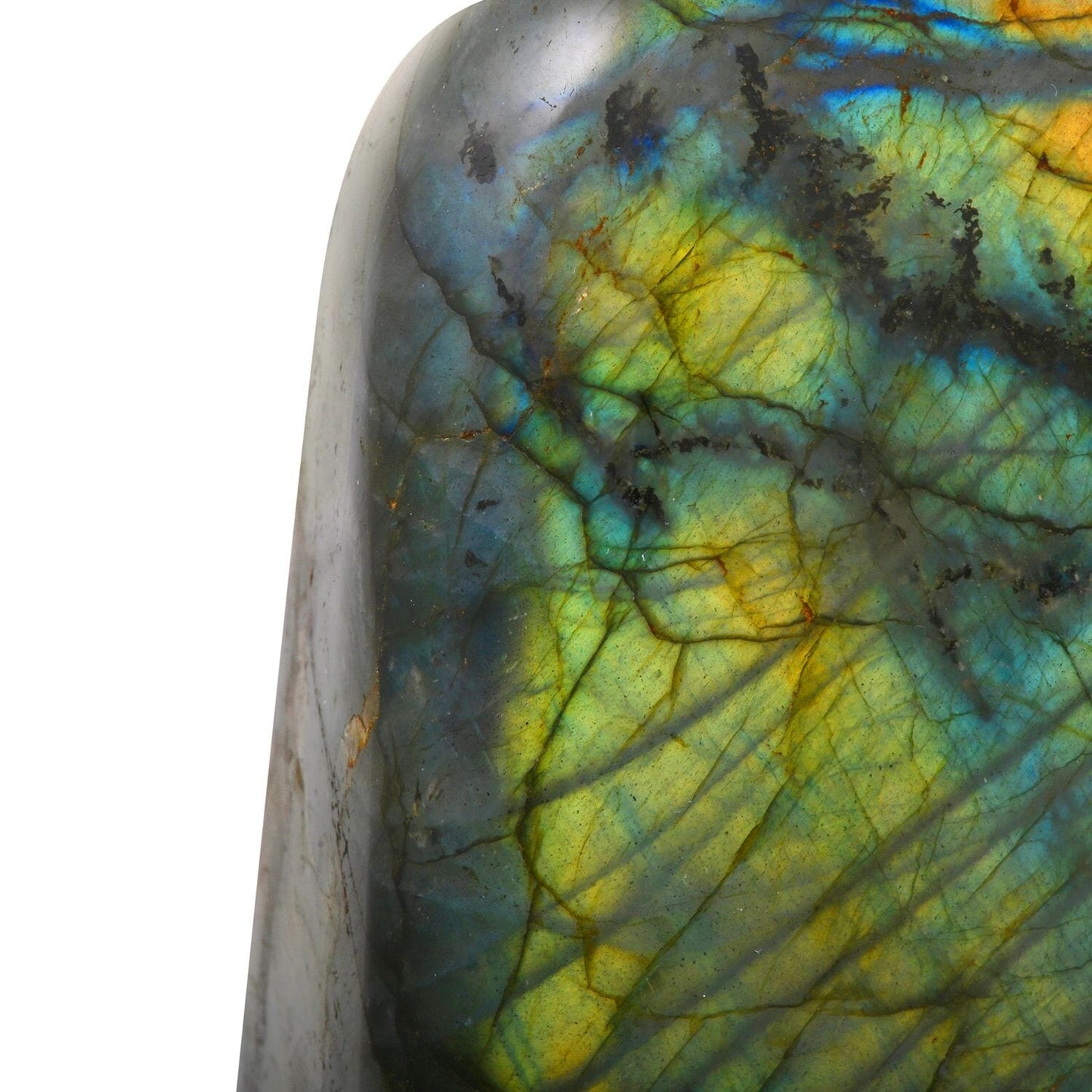 Iridescent Labradorite Free Form – A Magical Display of Clarity and Protection