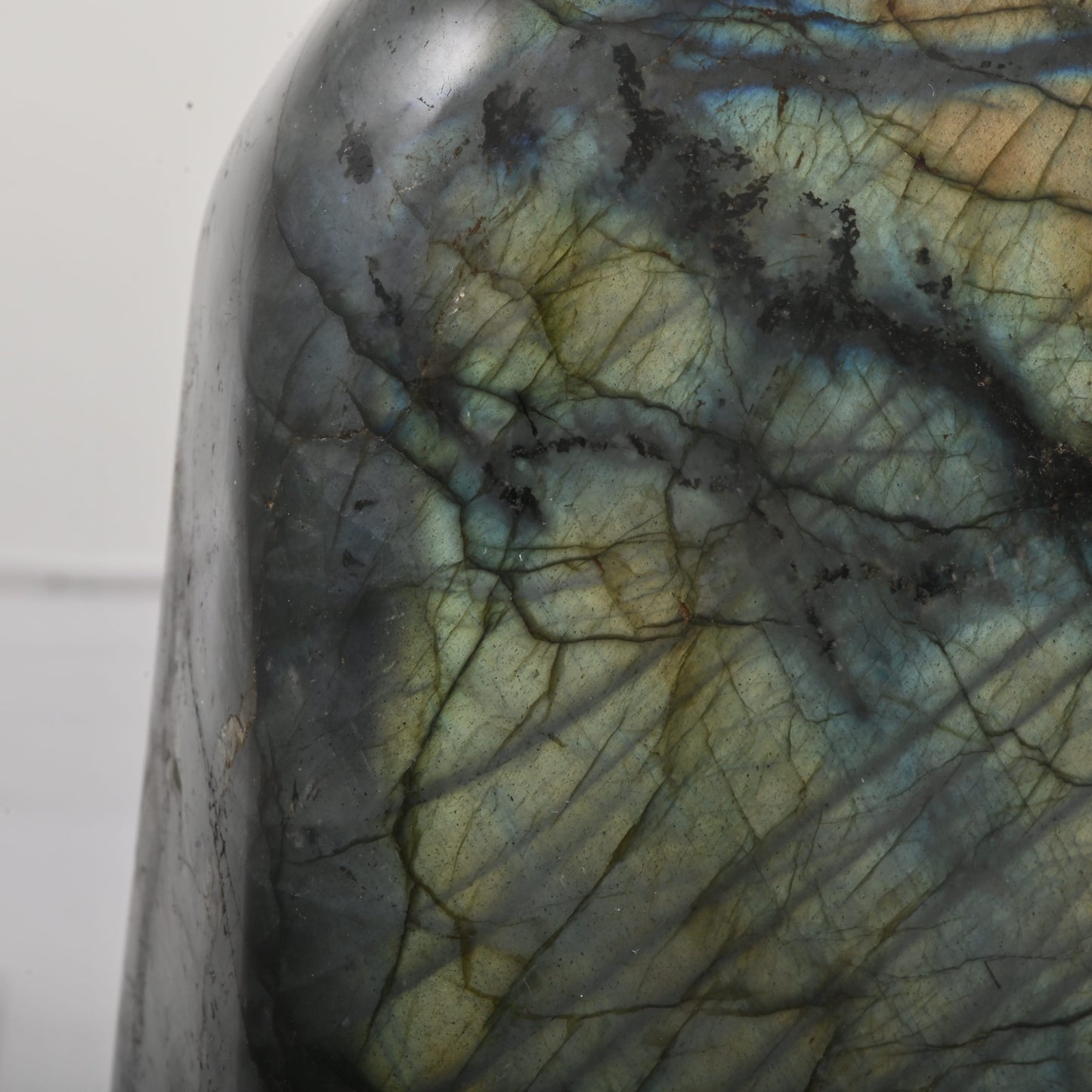Iridescent Labradorite Free Form – A Magical Display of Clarity and Protection