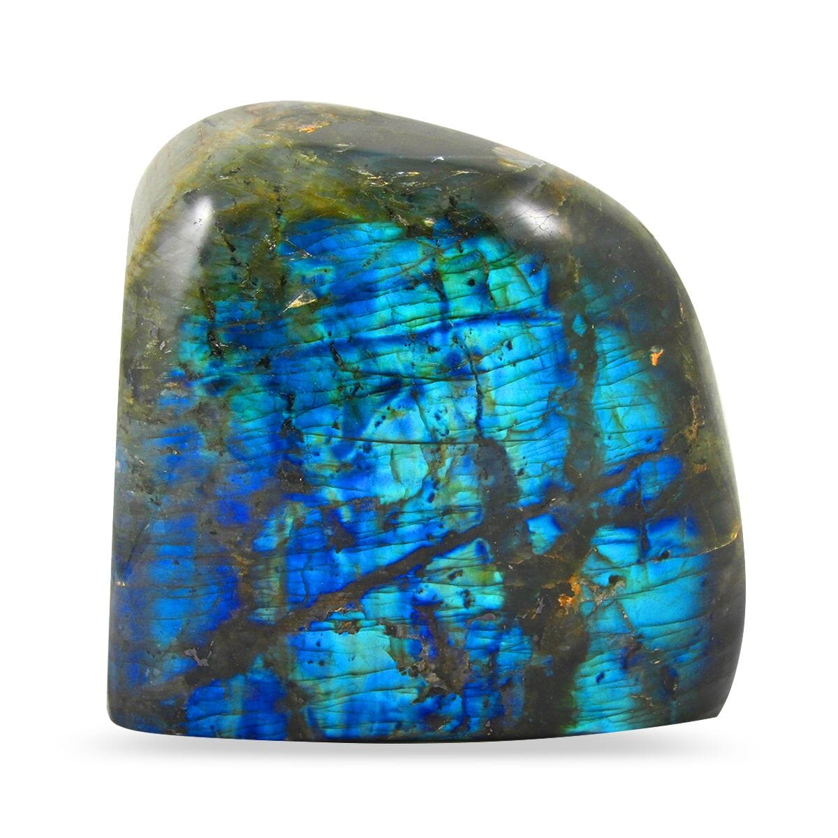 Iridescent Labradorite Free Form – A Magical Display of Clarity and Protection