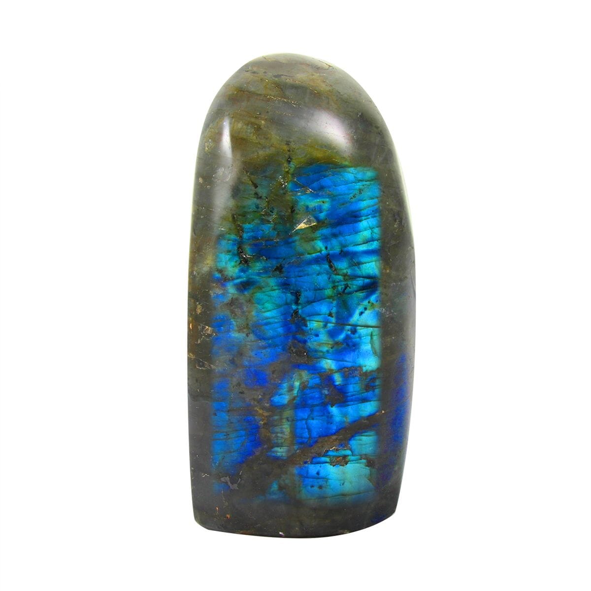 Iridescent Labradorite Free Form – A Magical Display of Clarity and Protection