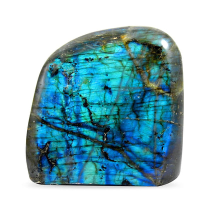 Iridescent Labradorite Free Form – A Magical Display of Clarity and Protection