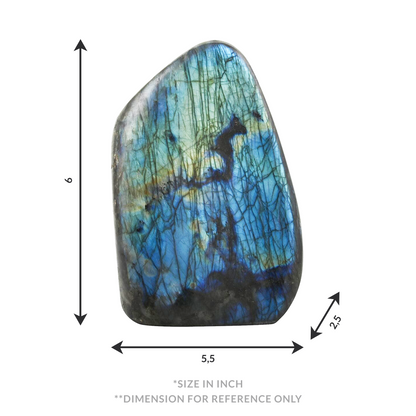 Iridescent Labradorite Free Form – A Magical Display of Clarity and Protection