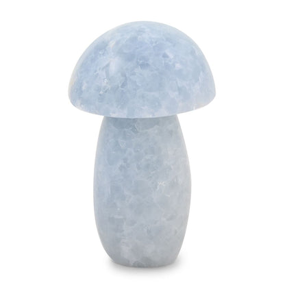Blue Calcite Mushroom – A Soothing Touch of Serenity
