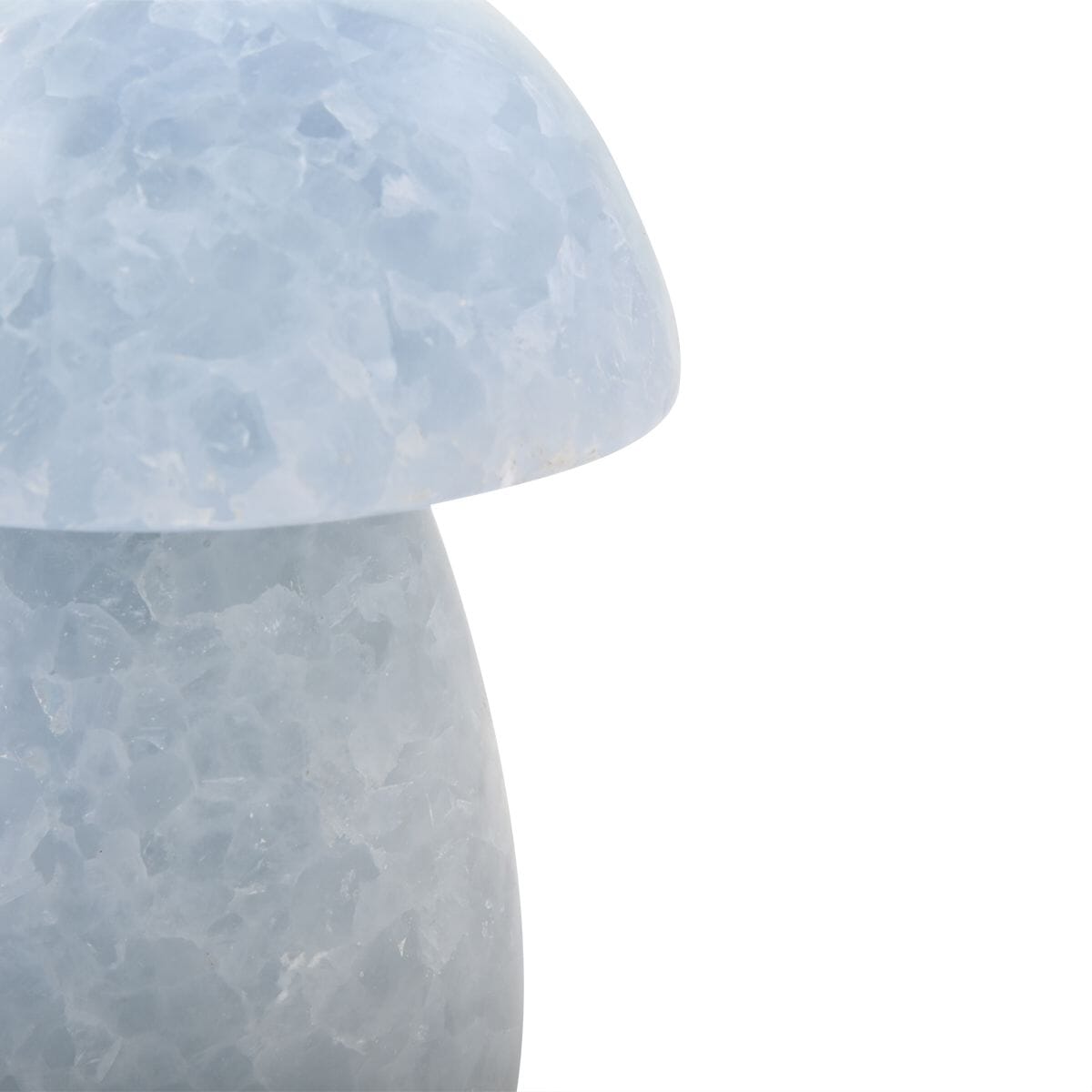 Blue Calcite Mushroom – A Soothing Touch of Serenity