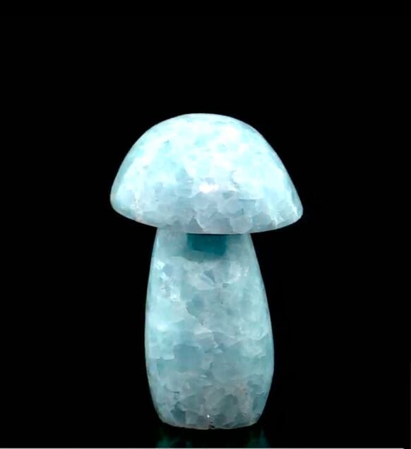 Blue Calcite Mushroom – A Soothing Touch of Serenity
