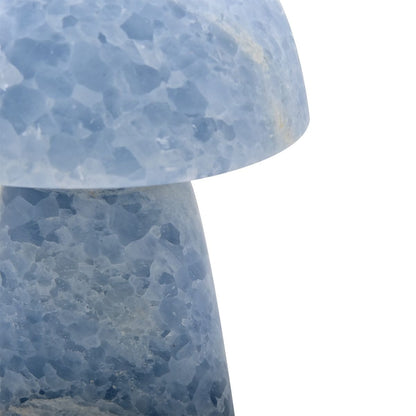 Blue Calcite Mushroom – A Soothing Touch of Serenity