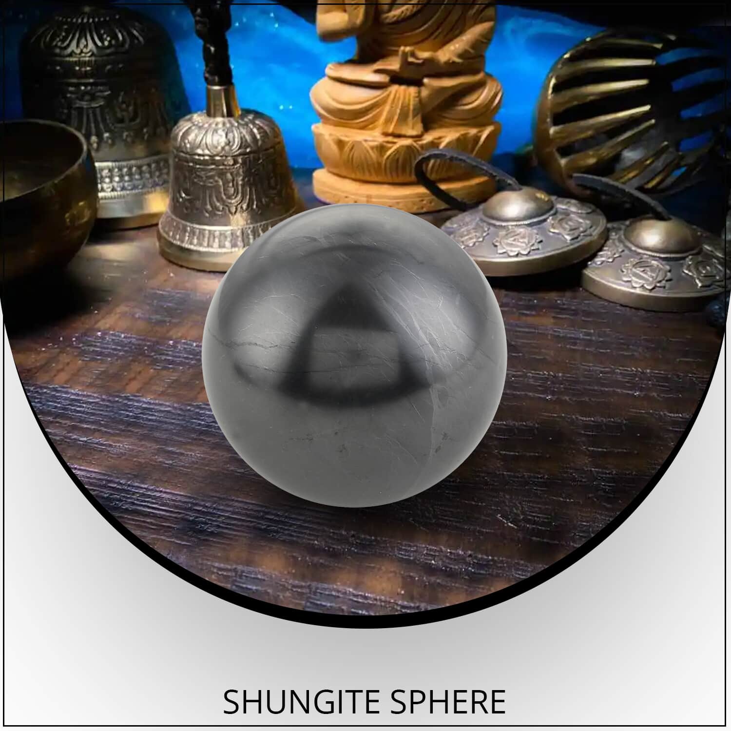 Natural Shungite Stone Sphere