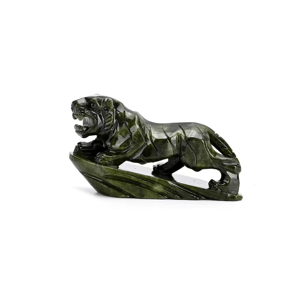 Serpentine Gemstone Animal Figurines – Artistry in Every Detail