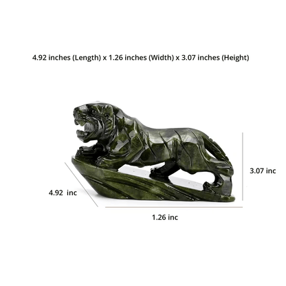 Serpentine Gemstone Animal Figurines – Artistry in Every Detail