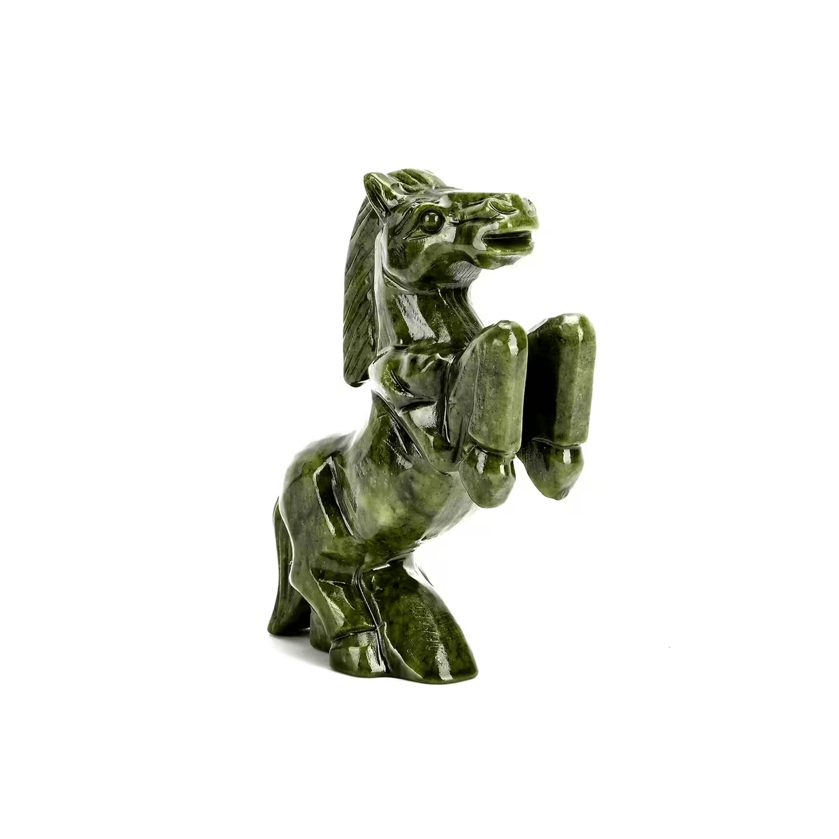 Serpentine Gemstone Animal Figurines – Artistry in Every Detail