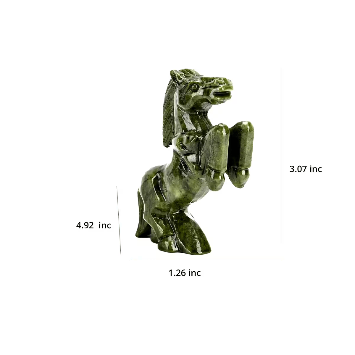 Serpentine Gemstone Animal Figurines – Artistry in Every Detail