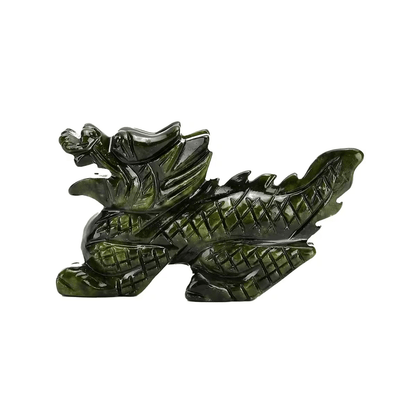 Serpentine Gemstone Animal Figurines – Artistry in Every Detail